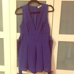 Blue boutique romper